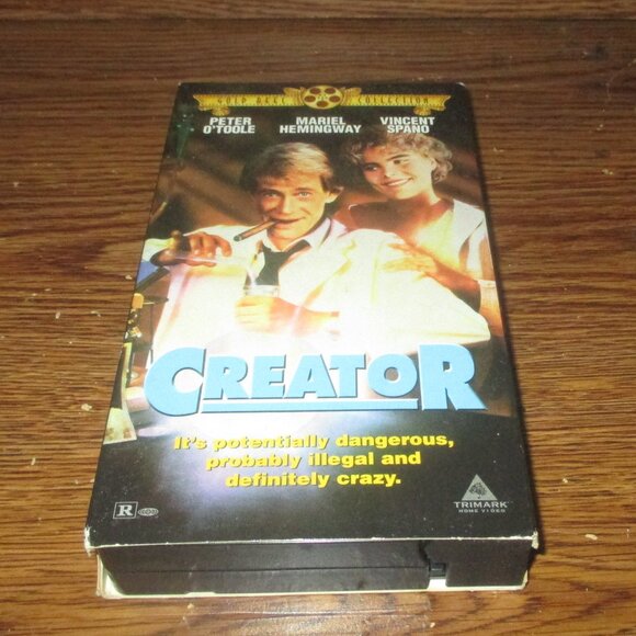 Creator (VHS, 1985) Peter O'Toole, Mariel Hemingway - Picture 1 of 6